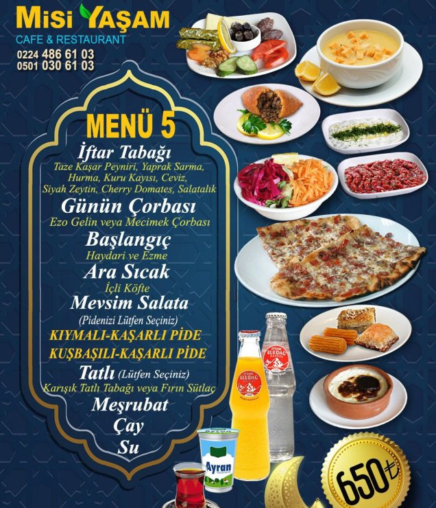 Misi Yaşam İftar Menüsü ve Ramazan Lezzetleri