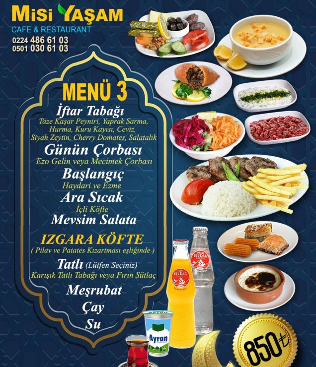 Misi Yaşam İftar Menüsü ve Ramazan Lezzetleri