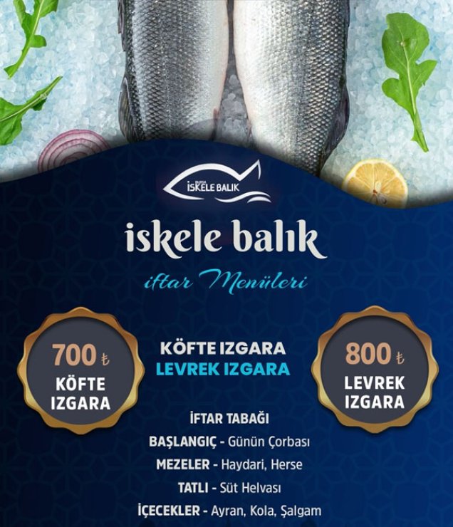 İskele Balık Bursa Özlüce | İftar Menü ve Fiyatları